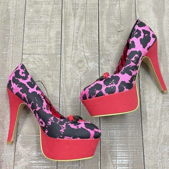 Abbey Dawn Shoes - Abbey Dawn Feel The Love Platform Heels
